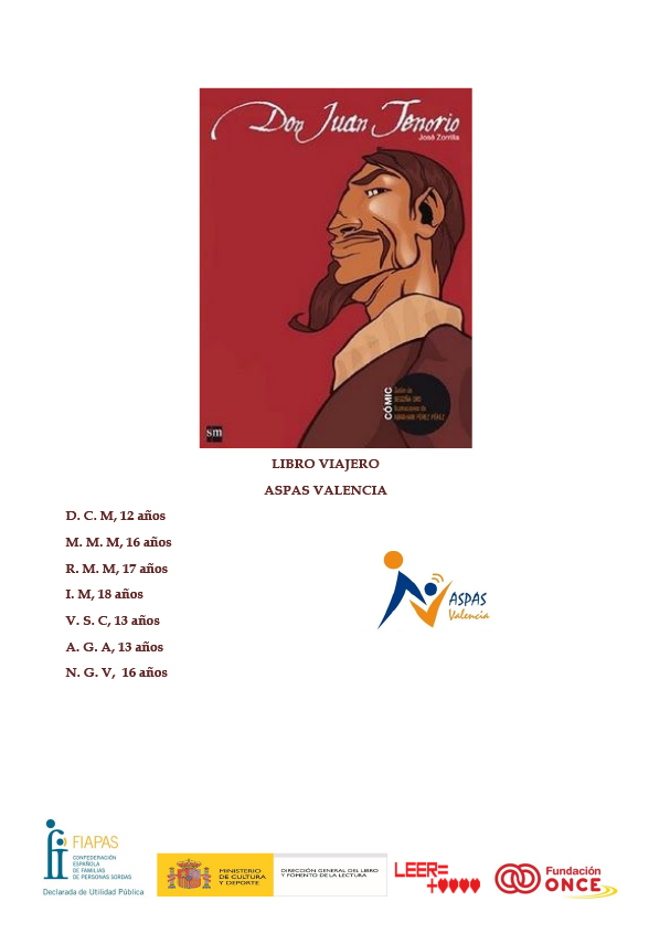 Dibujo recortado del t tulo en letras grandes y en color rosa y en el lado un lazo rojo para encuadernar el cuento 