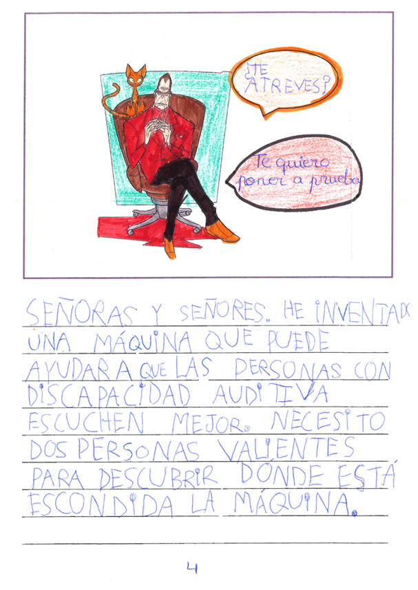 Ilustarci n de un hombre sentado vestido con chaqueta y pantal n con las manos entrelazadas, salen dos bocadillos con texto que dicen:  te atreves  Te quiero poner a prueba 