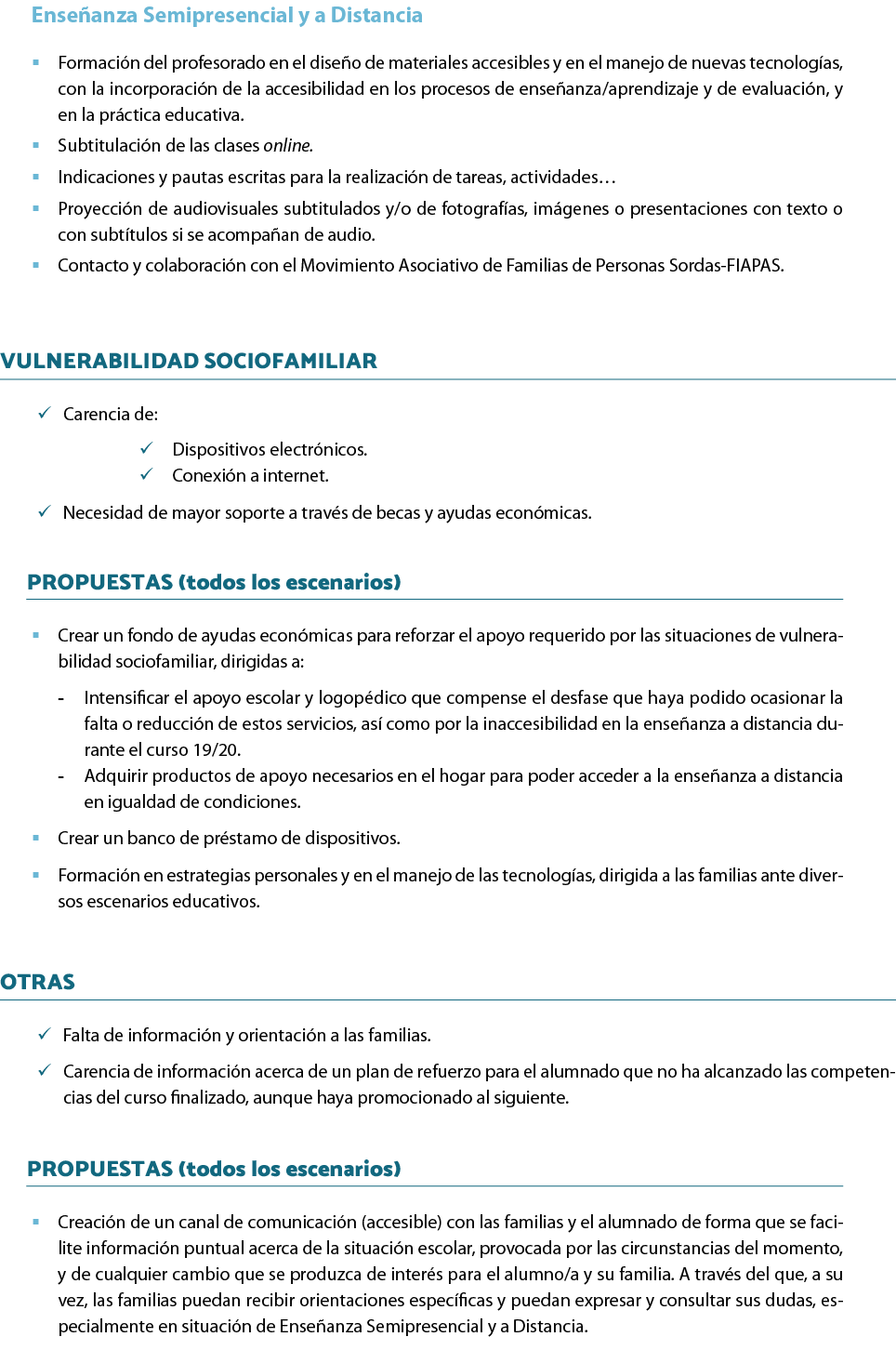 Enseñanza Semipresencial y a Distancia   Formación del profesorado en el diseño de materiales accesibles y en el mane   
