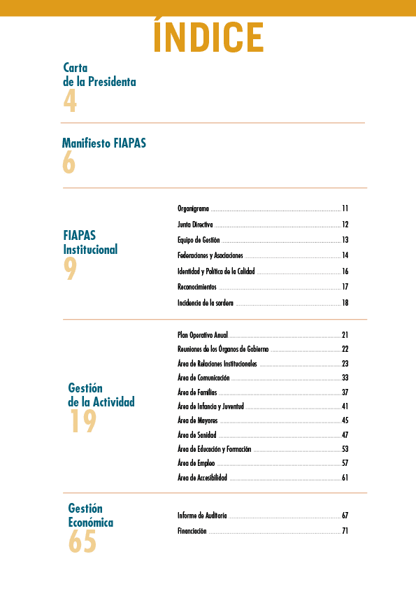 Memoria de actividades FIAPAS