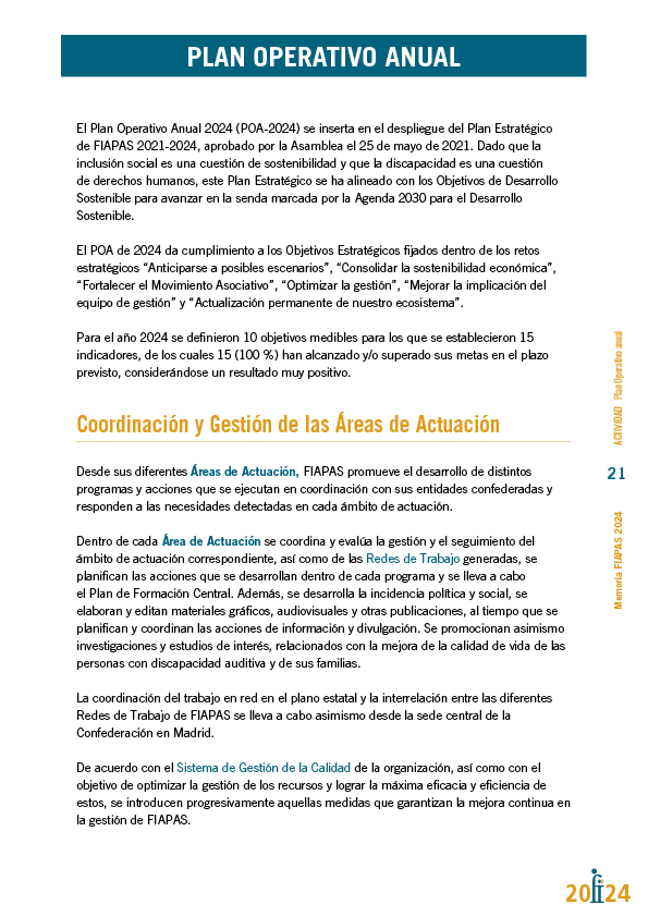 Memoria de actividades FIAPAS