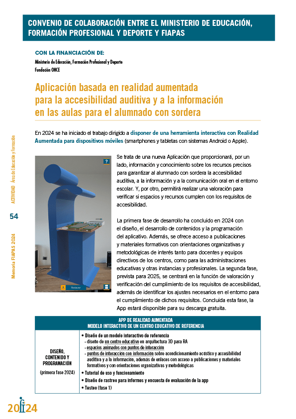 Memoria de actividades FIAPAS