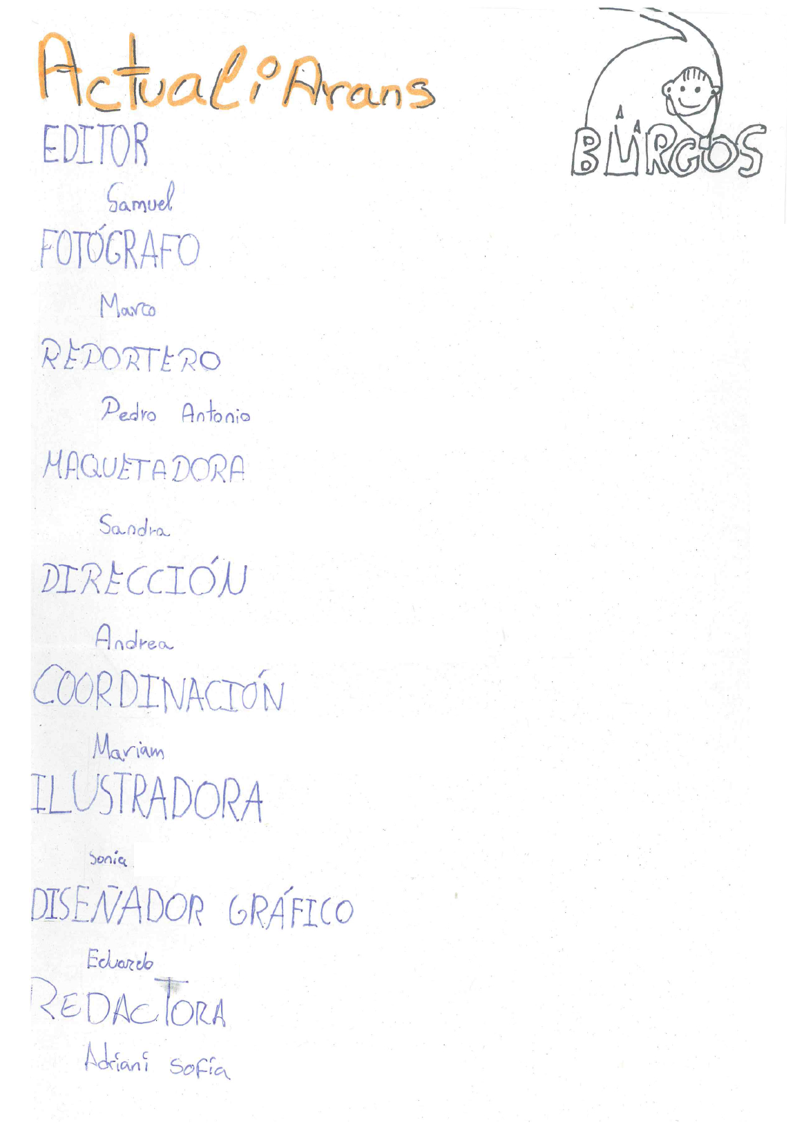 Realizadores de la publicaci n