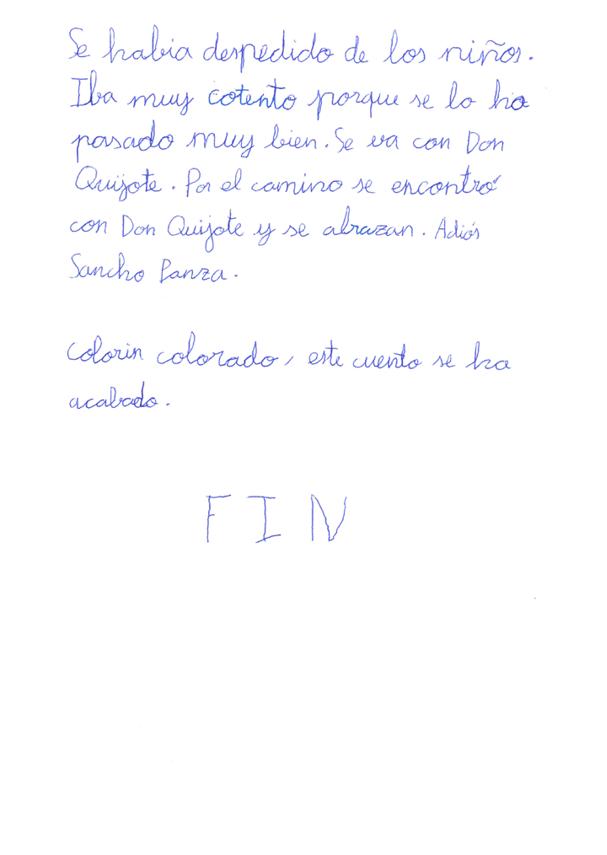 Texto del cuento escrito por el autor 