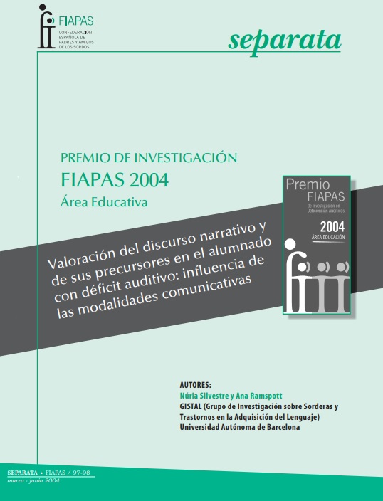 Premio FIAPAS 2004 (Área de Educación)