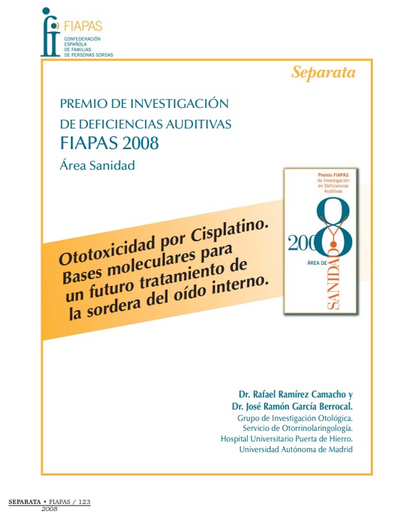 Premio FIAPAS  2008 (Área de Sanidad)