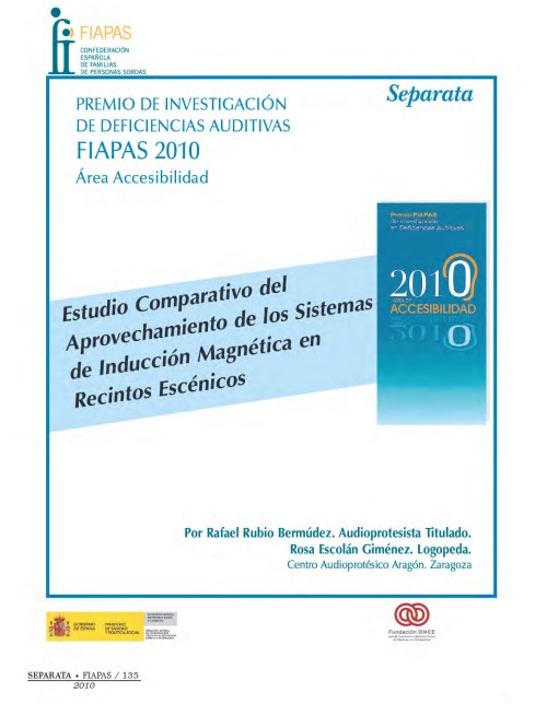 Premio FIAPAS  2010 (Área de Accesibilidad)