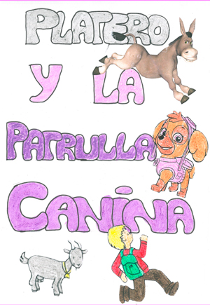 Portada Cuento Platero y la Patrulla Canina