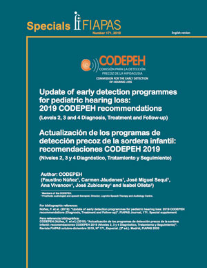 Update of early detection programmes for pediatric hearing loss (diagnosis, treatment and follow-up): 2019 CODEPEH recommendations