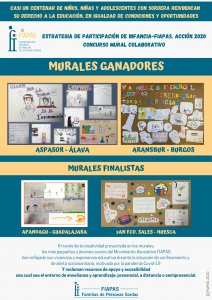 ESTRATEGIA DE PARTICIPACIÓN DE INFANCIA. FIAPAS 2020. Concurso Mural Colaborativo