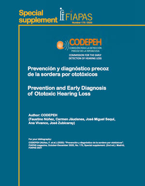 Prevention and early diagnosis of ototoxic hearing loss: 2020 CODEPEH recommendations