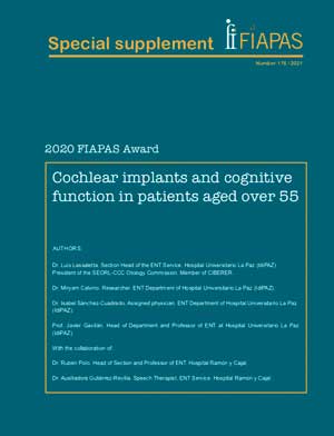 Cochlear implants and cognitive function in patients aged over 55