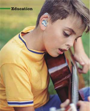 The inclusion of deaf students in music class