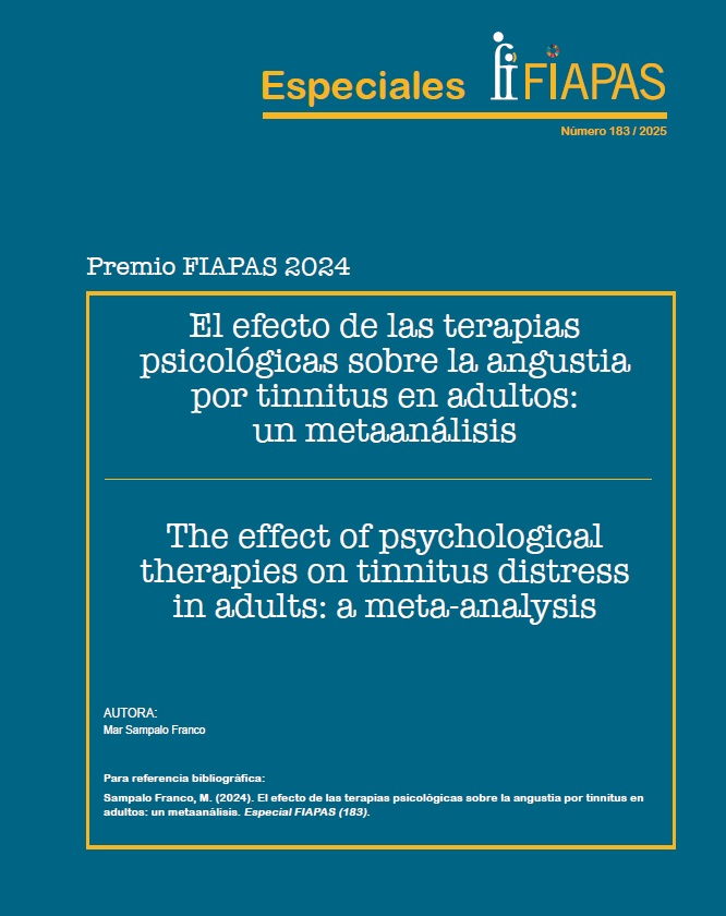 El efecto de las terapias psicológicas sobre la angustia por tinnitus en adultos: un metaanálisis